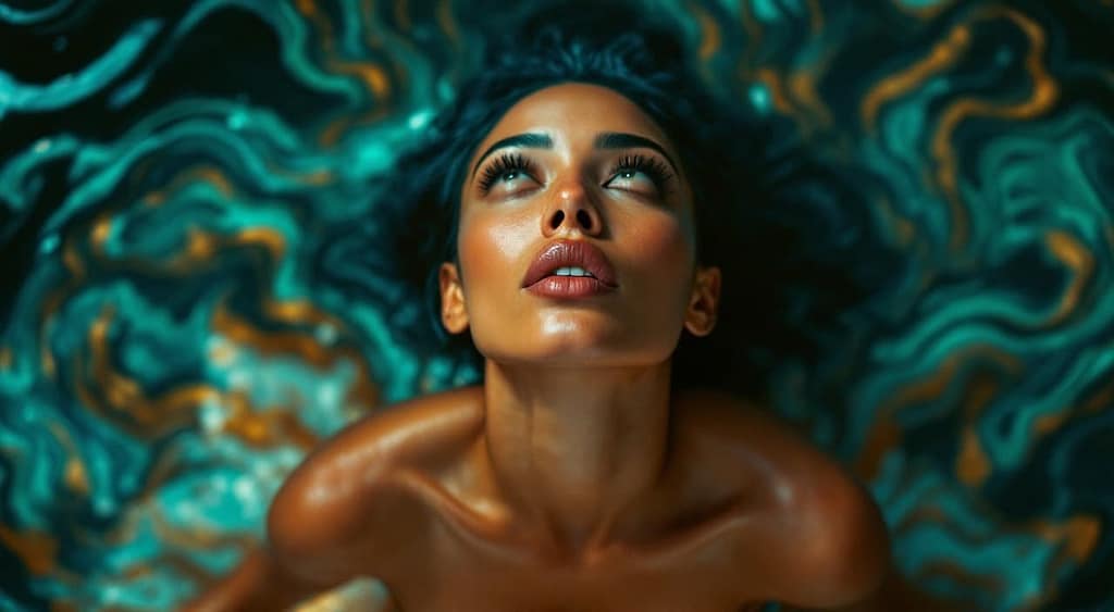 Masaje tántrico besuqueable derramamiento de las aguas